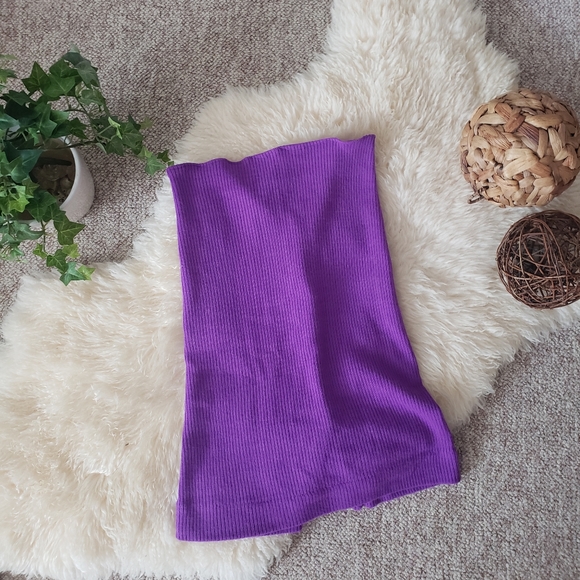 Handmade purple skirt - Picture 3 of 4